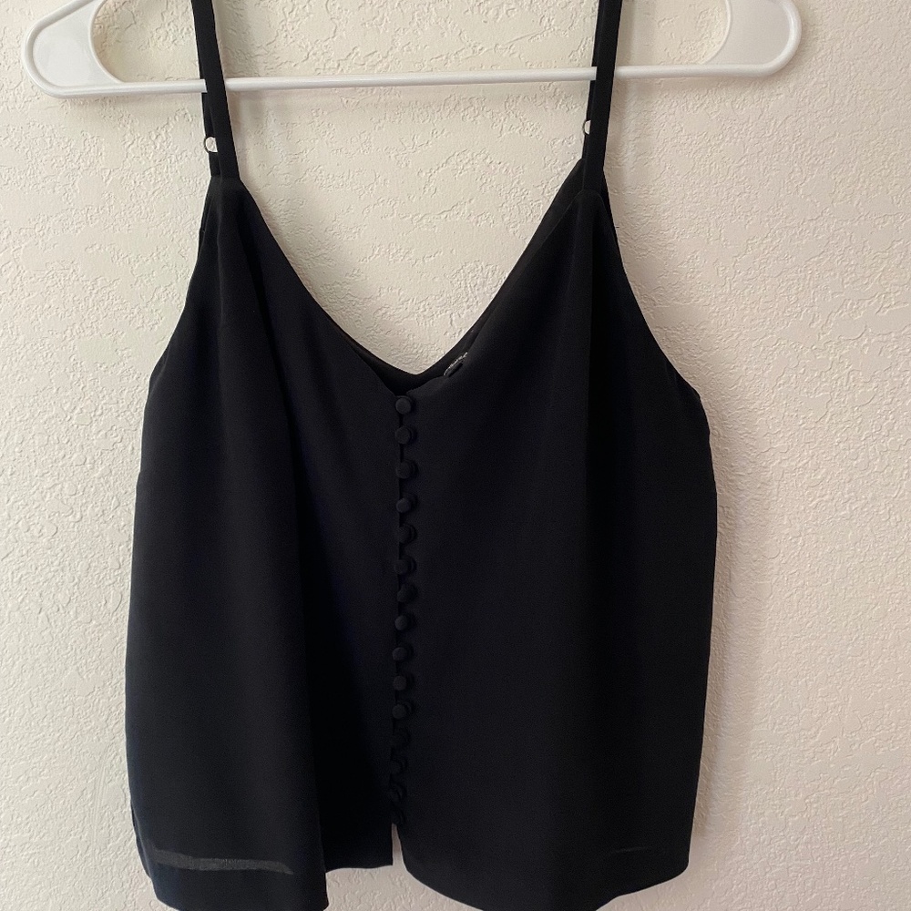 Madewell Black Silk Tank